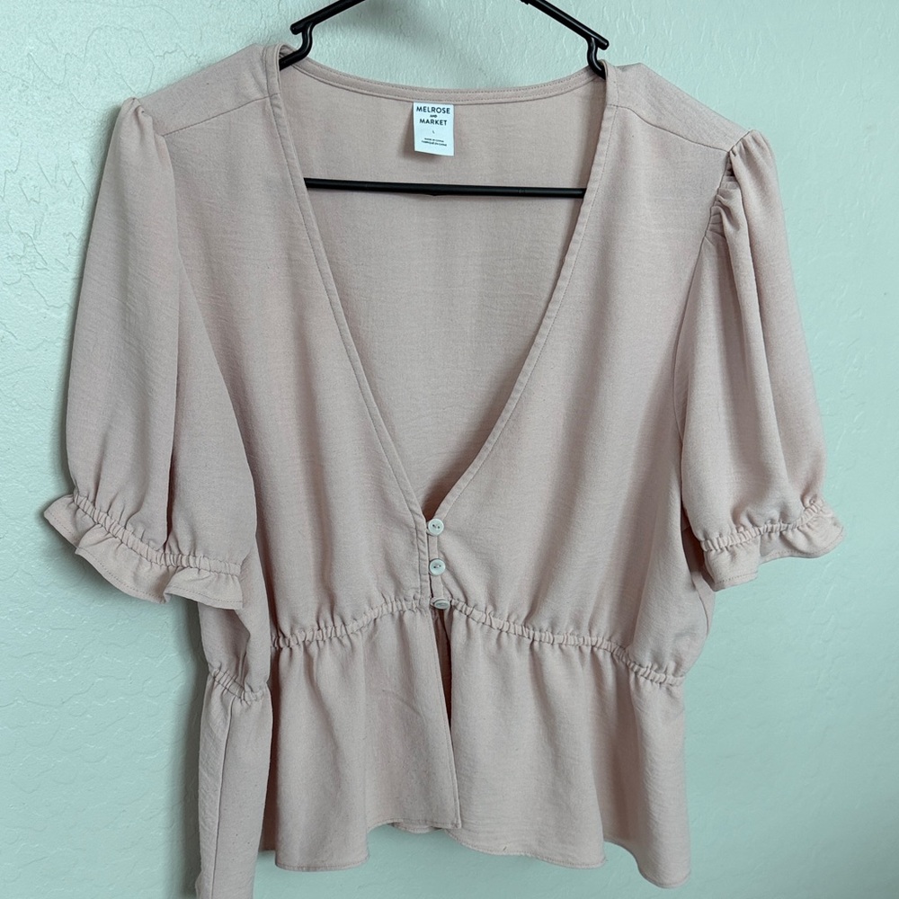 Melrose and Market Pink Blouse